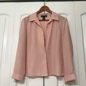 Pink long sleeves blouse